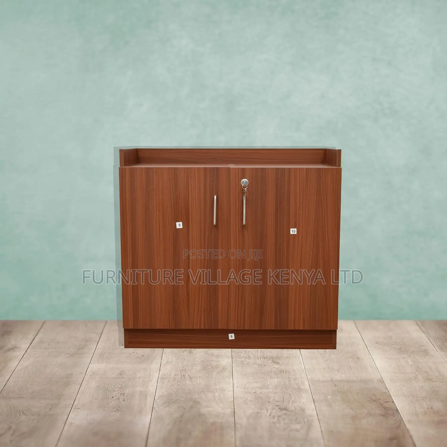 2 Door Wooden Credenza Office Bookcase