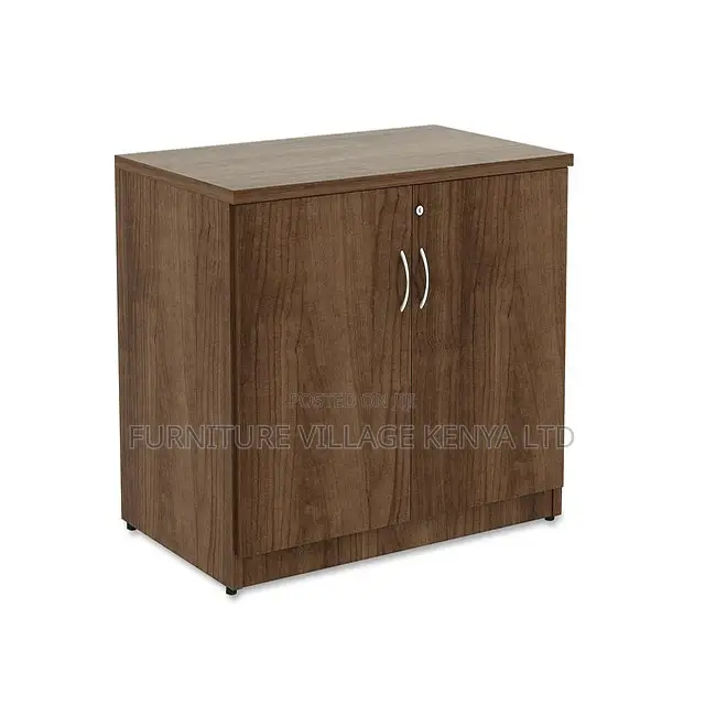 2 Door Wooden Credenza Office Bookcase