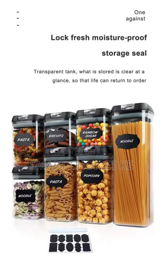 Acrylic 7pcs Set Food Containers - thumbnail 4
