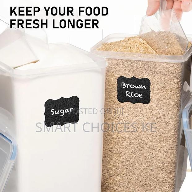 2pcs Extra Large Bpa-Free Airtight Bulk Food Storage Containers - thumbnail 4