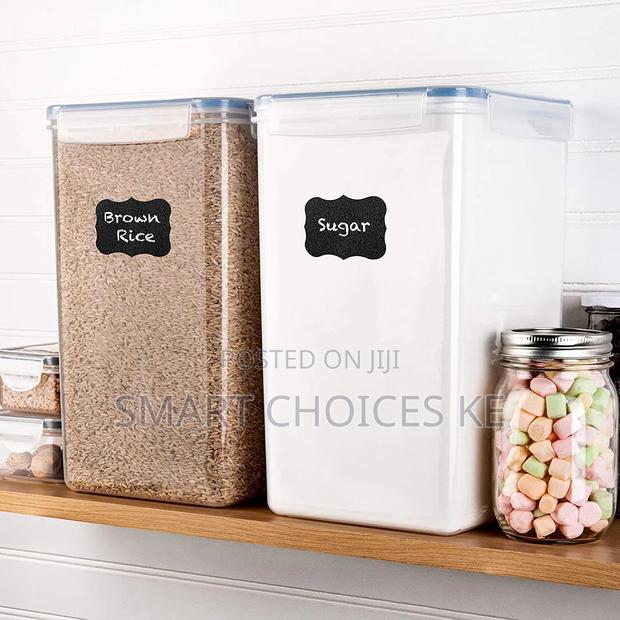 2pcs Extra Large Bpa-Free Airtight Bulk Food Storage Containers - thumbnail 5