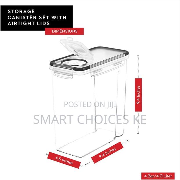 4l 4pcs Food Storage Containers - thumbnail 3