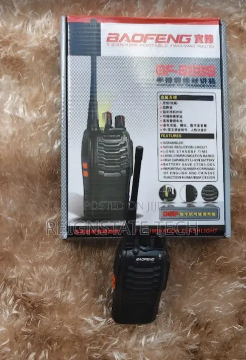 Baofeng Bf-888s Walkie Talkie Radio Call