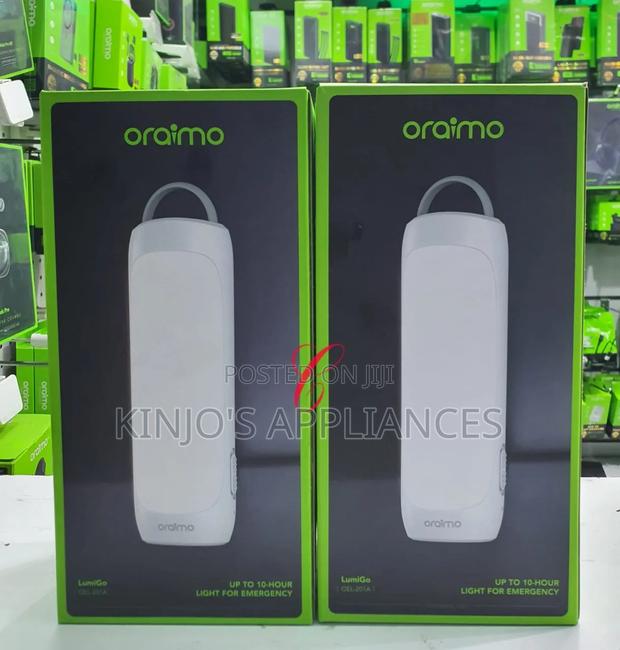 Oraimo Lumigo Oel-201a 300 Lumens Emergency Light That *Comes 2pcs*