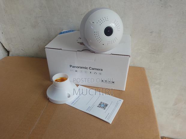 V380 Pro Full Hd Wifi Bulb Camera 360 View