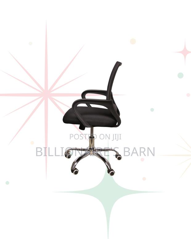 Heavy Duty Mesh Office Chair Ergonomic Fabric Seat With Lumbar Support