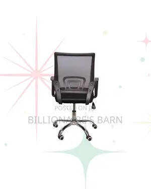Heavy Duty Mesh Office Chair Ergonomic Fabric Seat With Lumbar Support