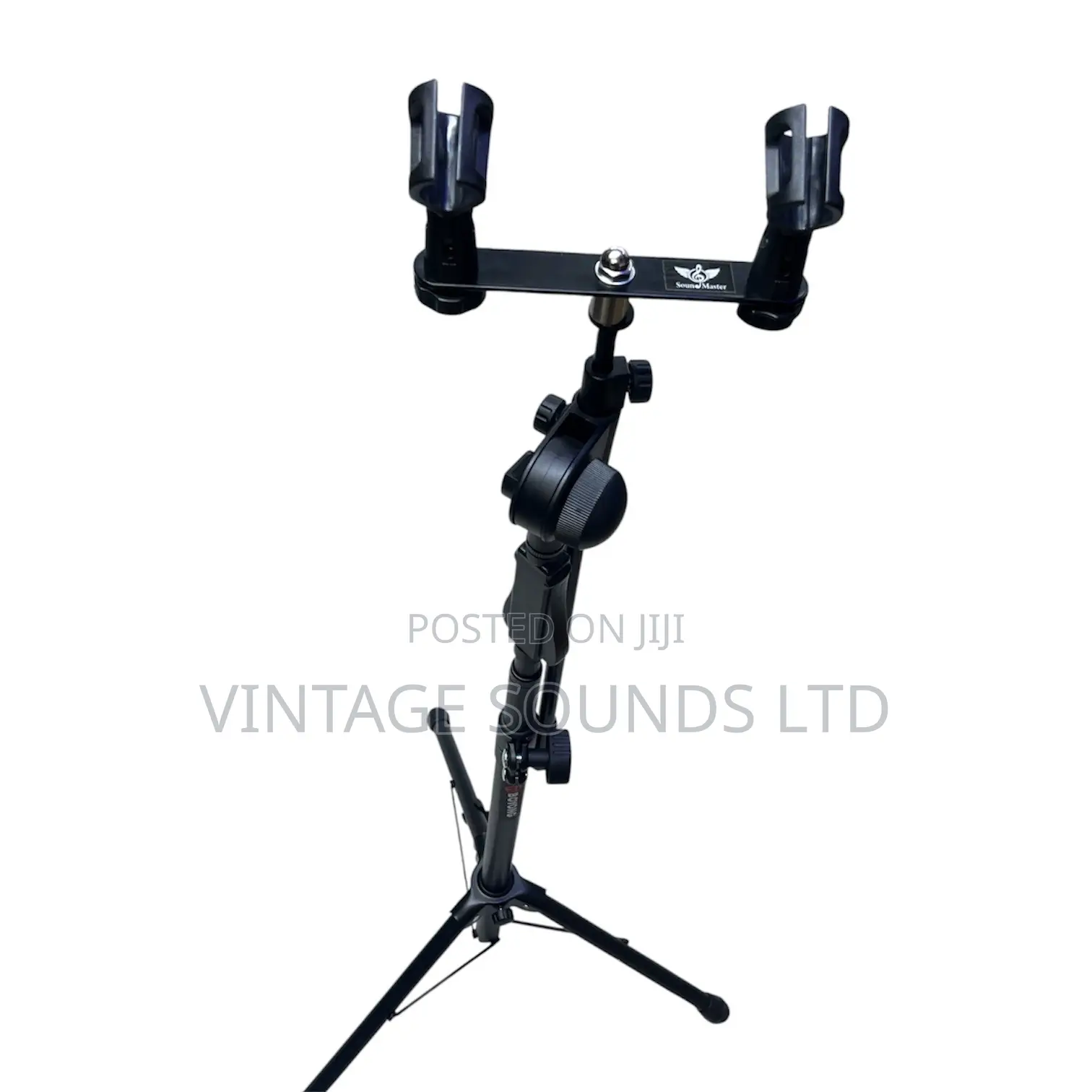 Boyong By-831 Dual-mic Swing Tripod Stand With Crossbar Extension