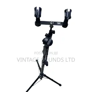 Boyong By-831 Dual-mic Swing Tripod Stand With Crossbar Extension