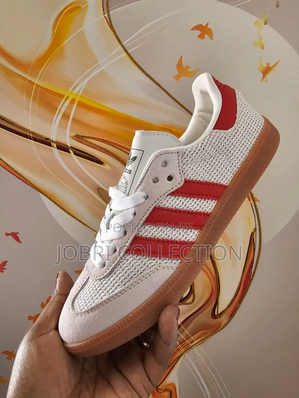 Adidas Samba Og Crystal White Preloved Red Sneakers