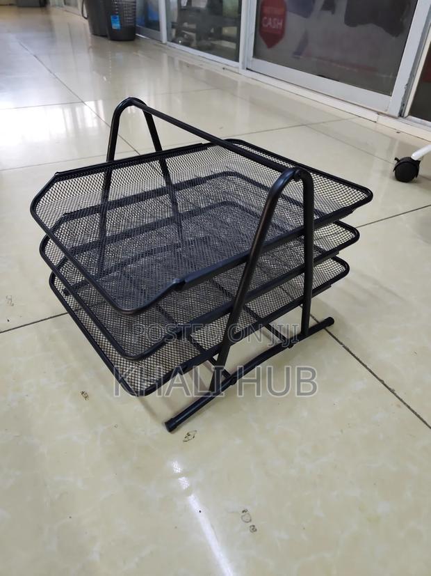 Document Tray Office Document Tray 3 Tier Metal Mesh Organizer Nairobi