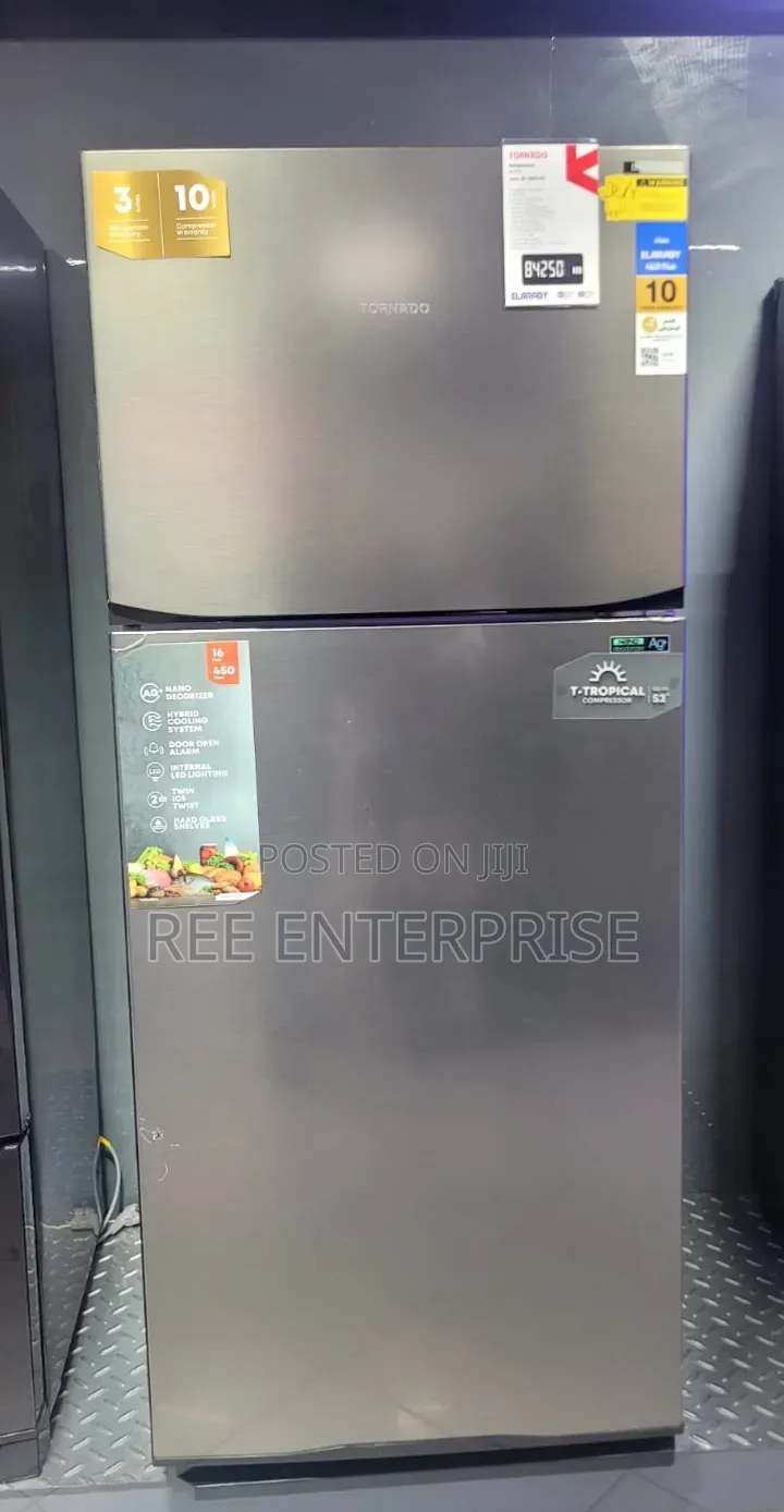 396 Litres Top Freezer Tornado Refrigerator Inverter 
2 Star
