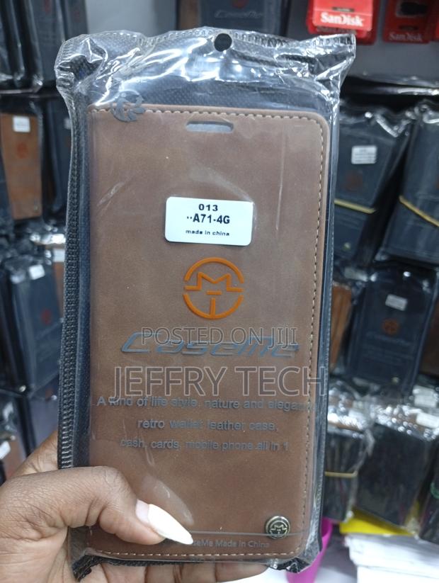 Samsung Galaxy A71 Magnetic Flap Mechanism Cover