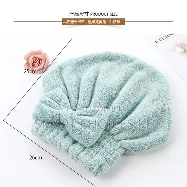 Super Absorbent Quick Drying Hair Cap - thumbnail 2