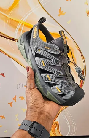 Hoka One One Men's Hopara 'Castlerock/Thyme' Sandals