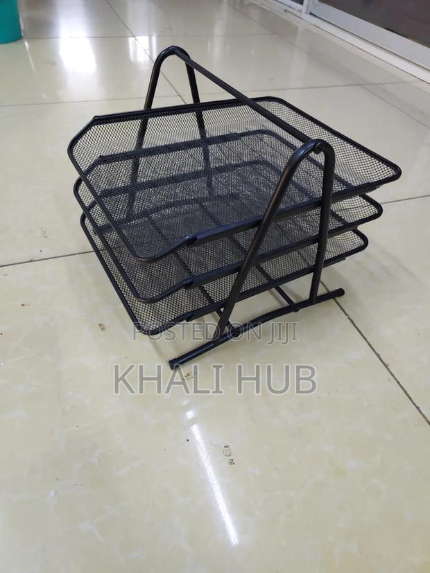 3 Tier Paper Tray 3 Tier Document Tray– Desk File Organizer Kenya