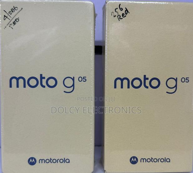 New Motorola Moto G05 256 GB Red