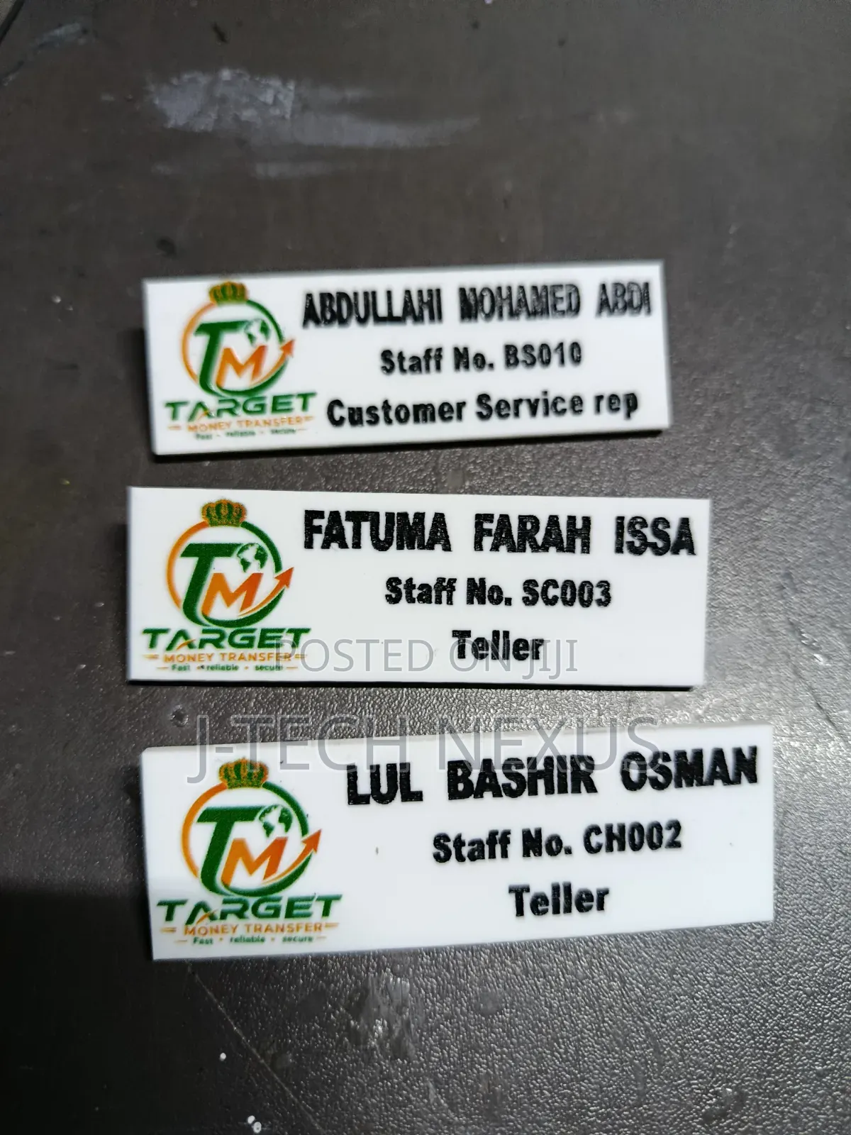 Urgent Name Tags