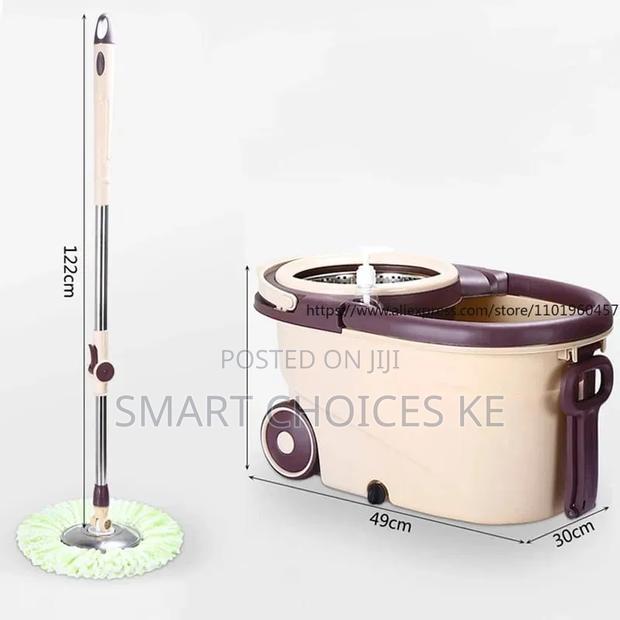 360° Spin Mop With Bucket and Dehydration Basket - thumbnail 2