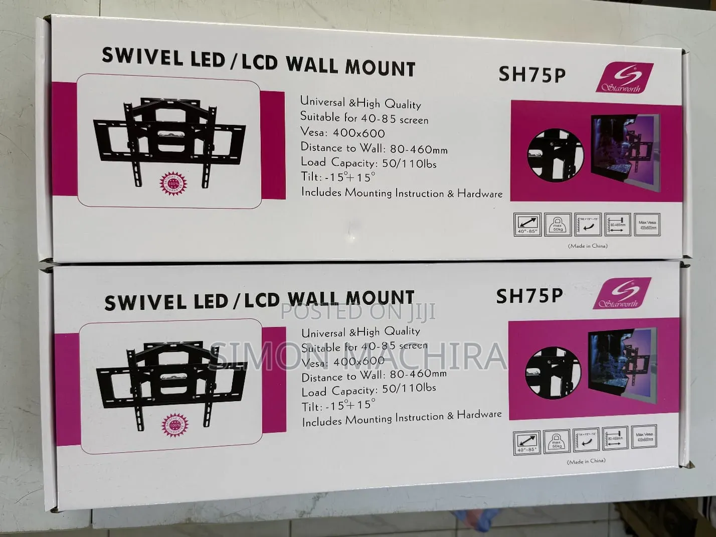 85 Inch Swivel Tv Wall Mount Sh-75p