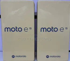 New Motorola Moto E15 64 GB Black