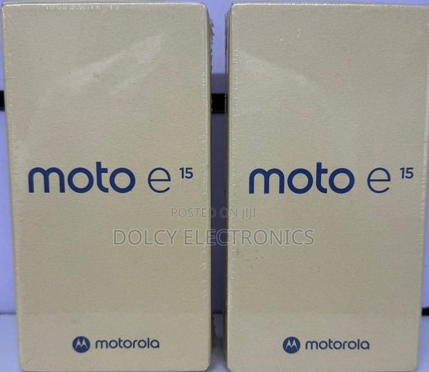 New Motorola Moto E15 64 GB Black - main view