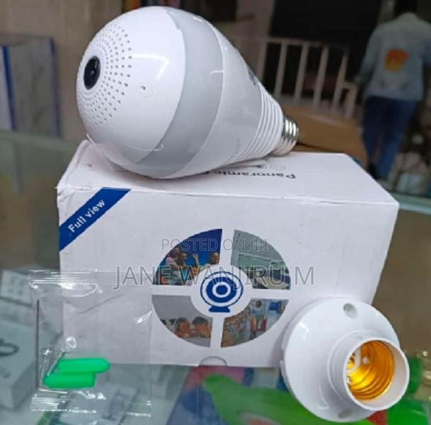V380 Panoramic Bulb Camera – 360° Wifi CCTV Camera