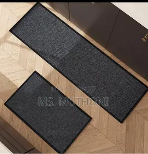Big , Heavy Duty,Modern Style Super Antislip 2pc Binded Kitchen Mats