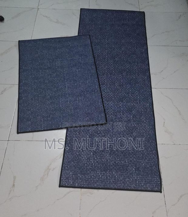 Big , Heavy Duty,Modern Style Super Antislip 2pc Binded Kitchen Mats - thumbnail 8