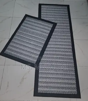 Big , Heavy Duty,Modern Style Super Antislip 2pc Binded Kitchen Mats