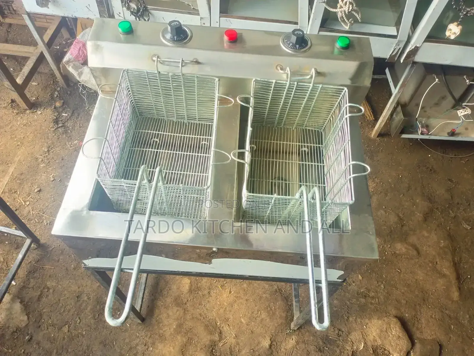 Commercial Double Frier Jiko