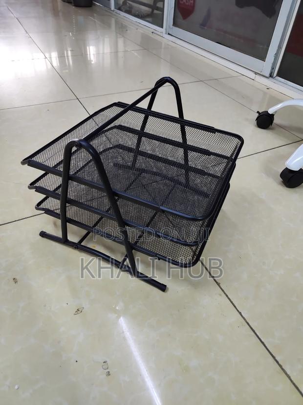 Mesh File Tray Kenya – Office 3 Tier Desk Organizer Nairobi CBD