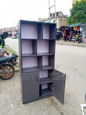 2 Lockable Door Bookshelf