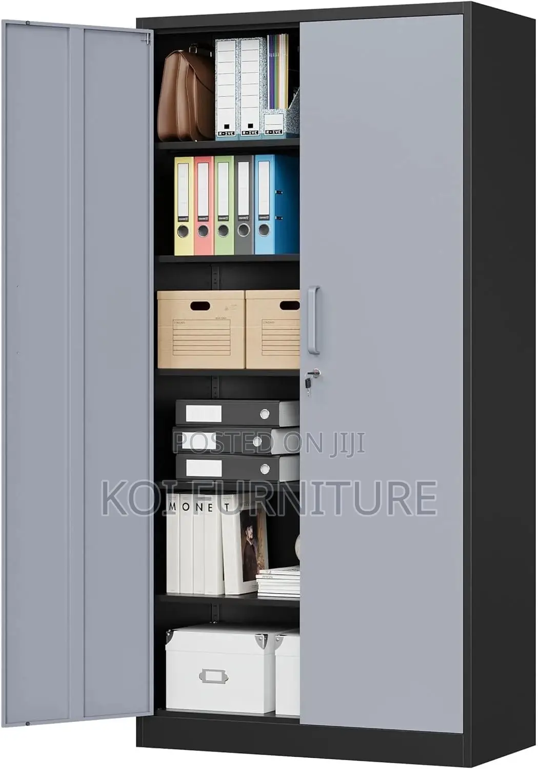 Office Cabinet; Filing Cabinet With Adjustable Shelves