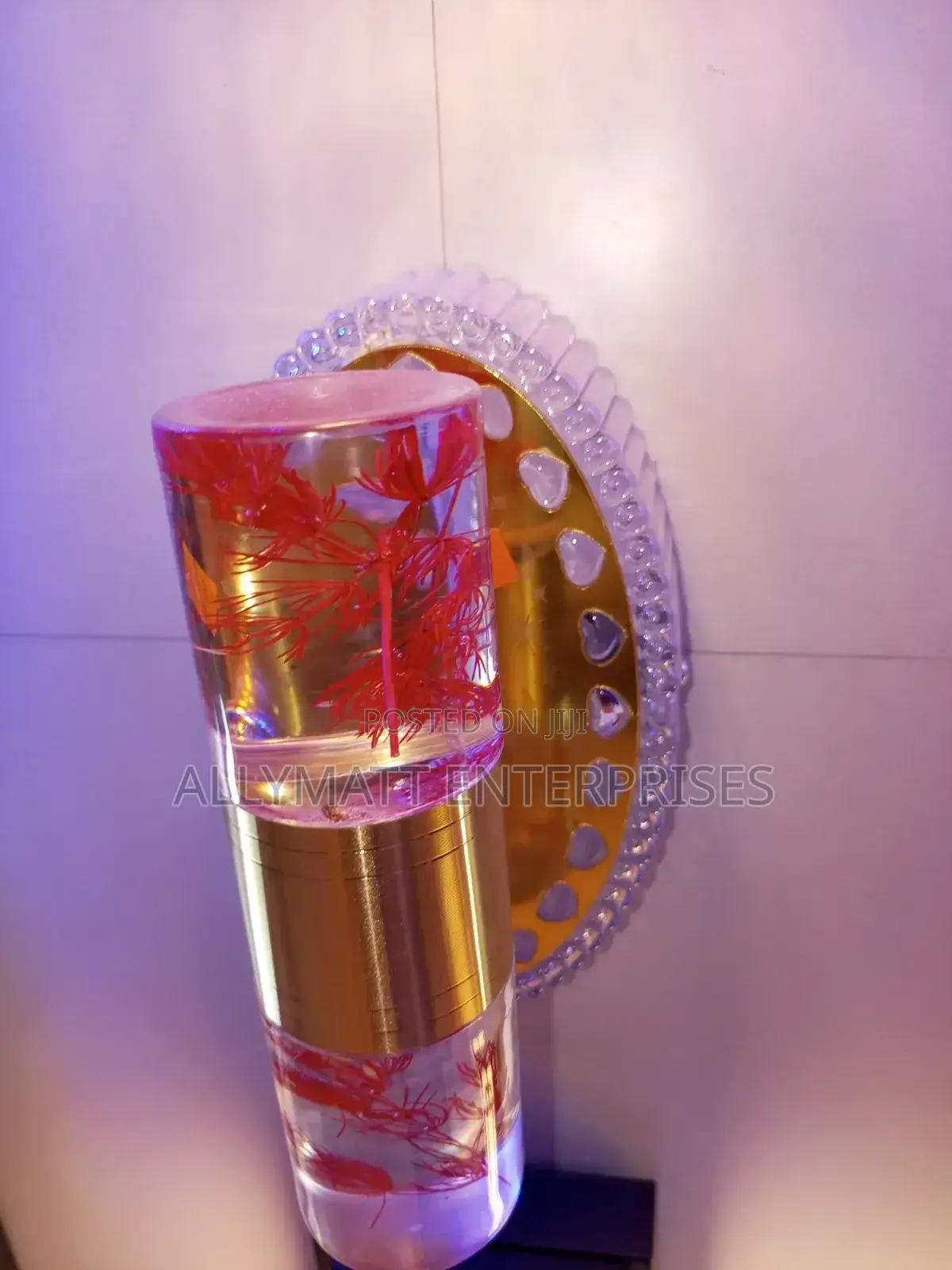 Pink Led Wall Light