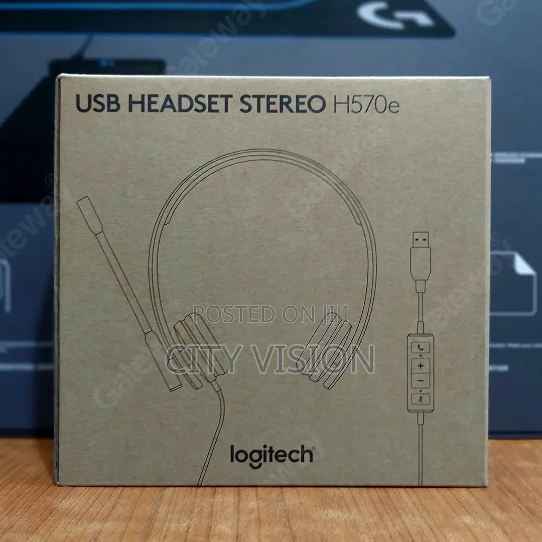 Logitech H570e Stereo Headset With Noise Cancelling Mic