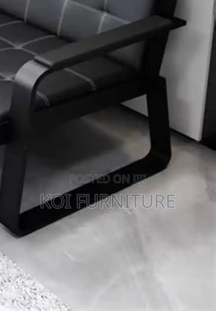Office Sofa; 5 Seaters Executive Reception Meeting Leather Sofa Set