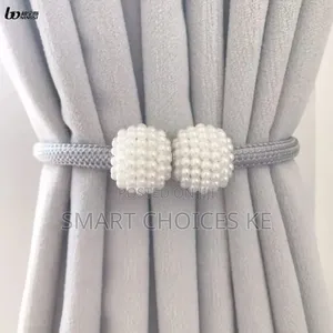 Magnetic Curtains Holders With Pearls