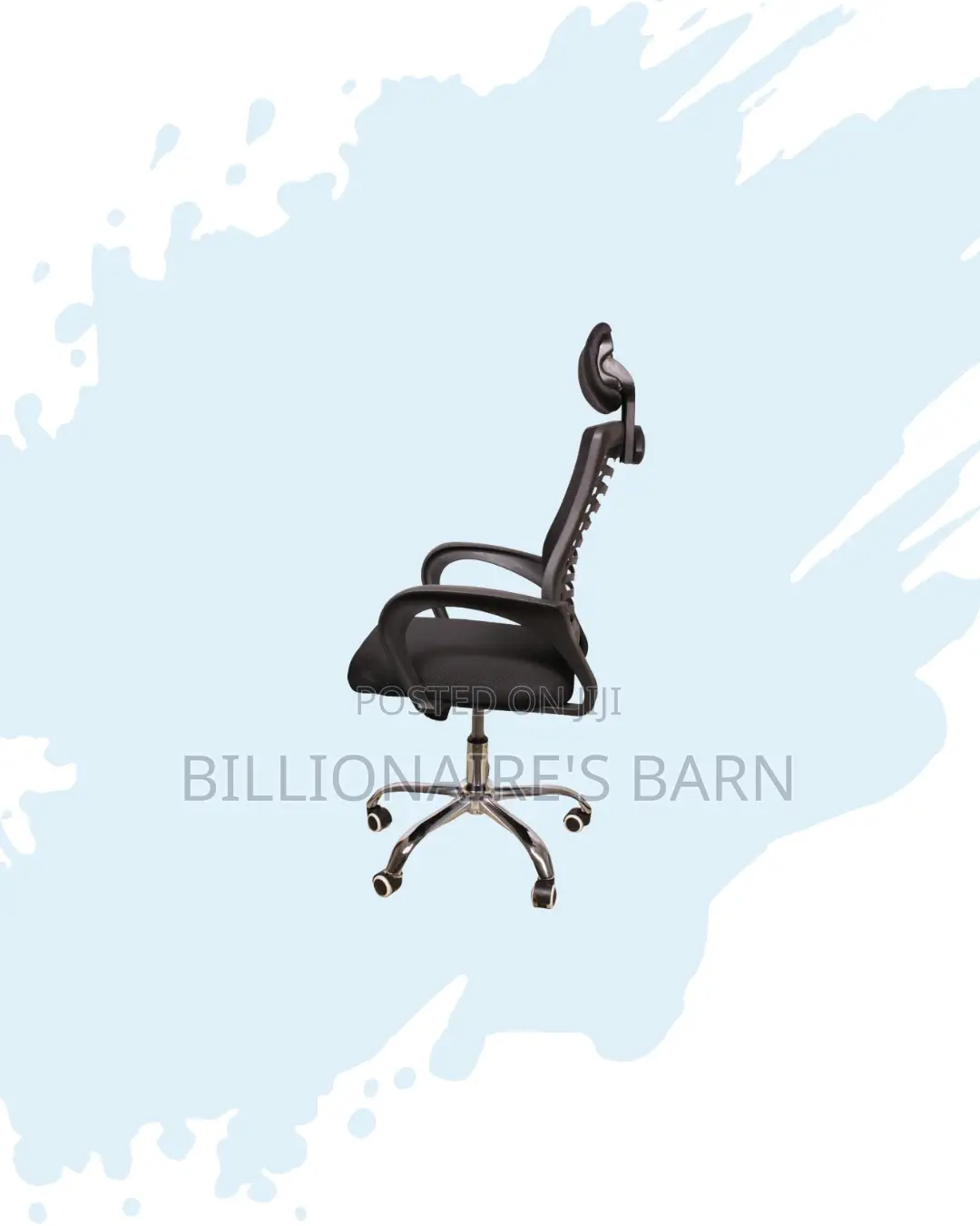 Secretarial Chair Adjustable Headrest Lumbar Support Direct From Store
