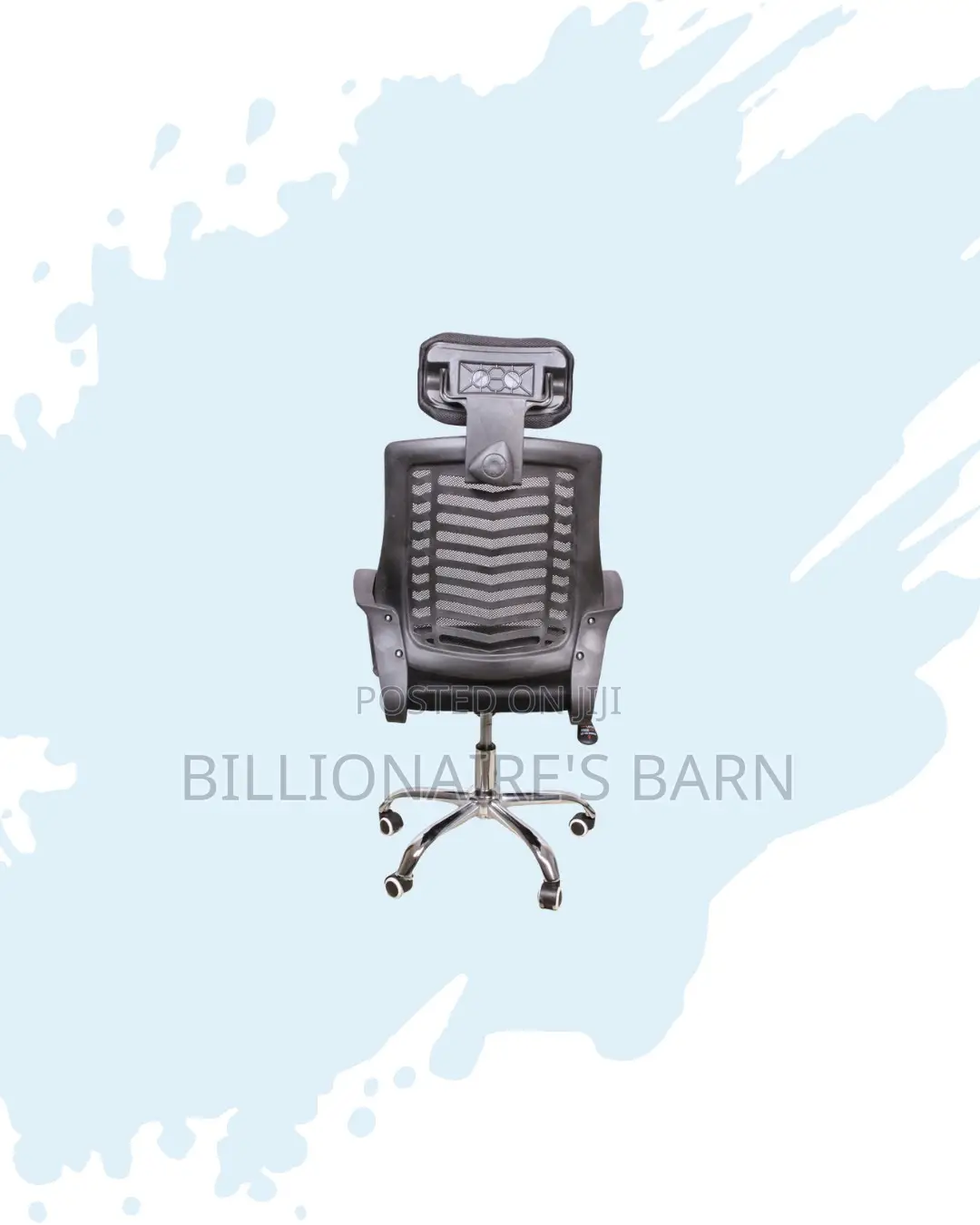Secretarial Chair Adjustable Headrest Lumbar Support Direct From Store