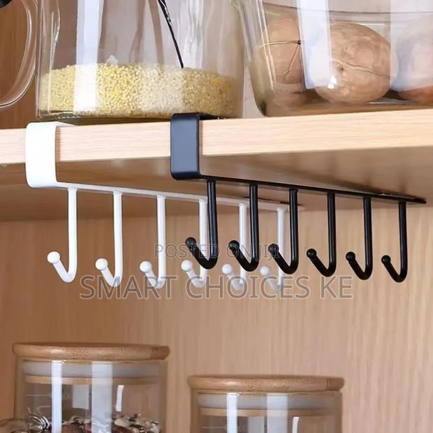 *New Arrivals*
Undershelf Multipurpose Hooks Organiser - Black - main view