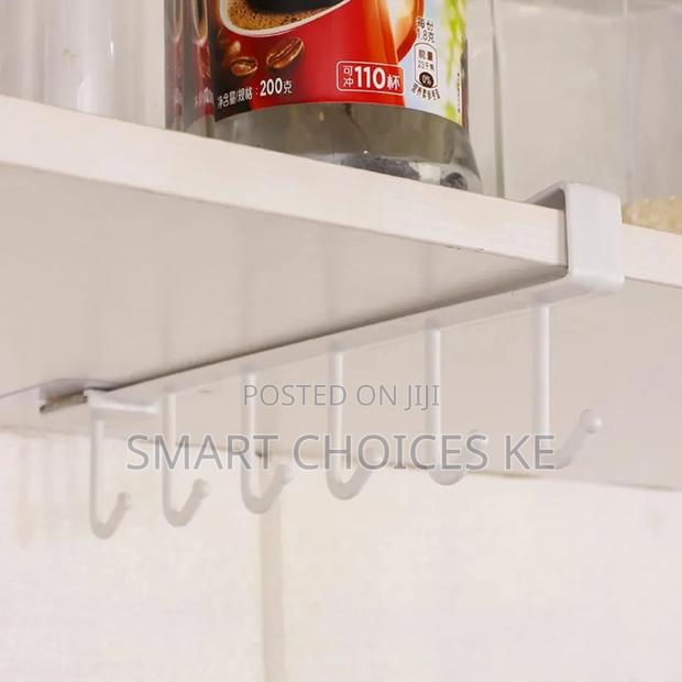  *New Arrivals* 
Undershelf Multipurpose Hooks Organiser - Black - thumbnail 3