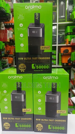 Oraimo Powerjet 501 85w 50,000mah Ultra Fast Charging Power Bank