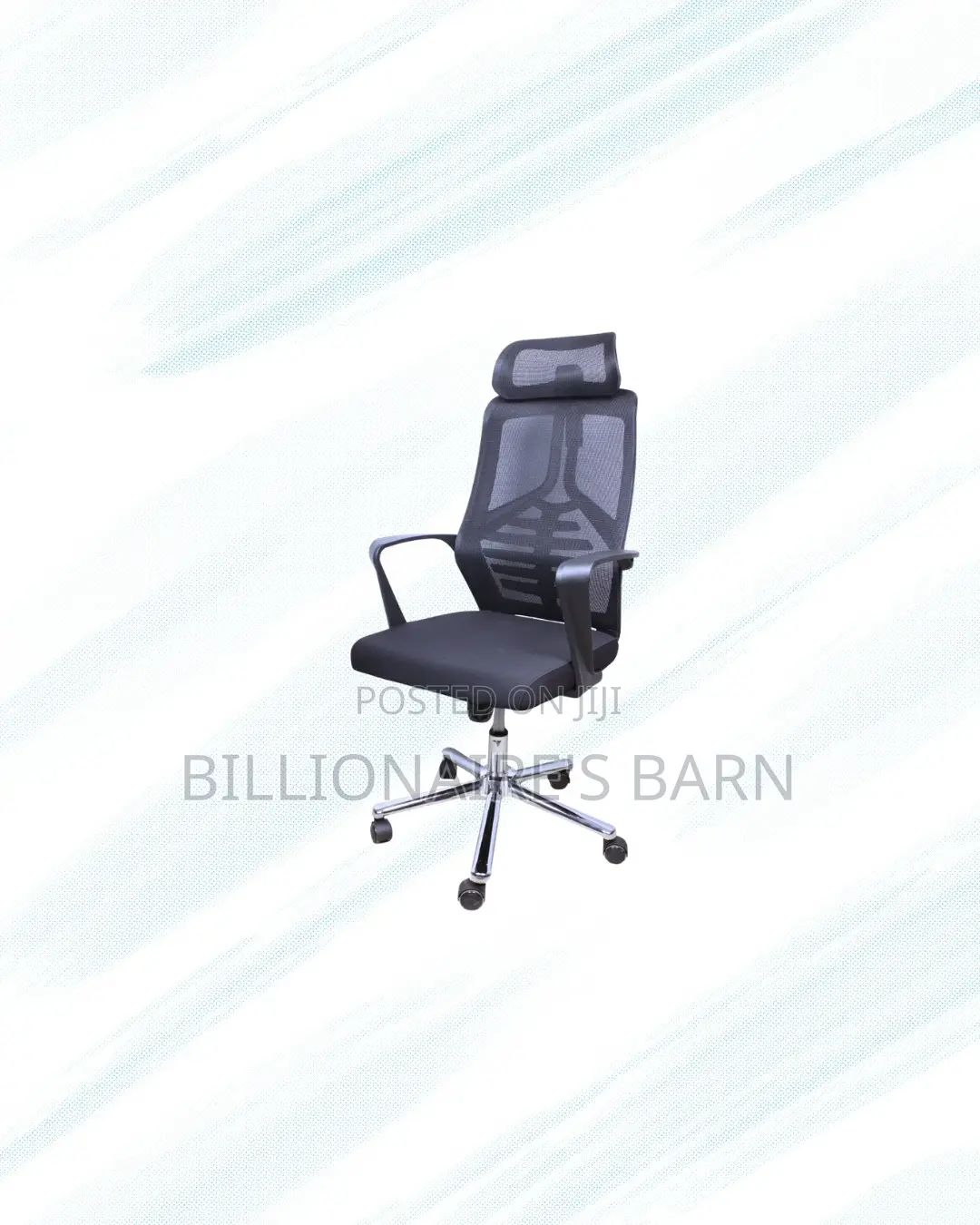 High Back Mesh Office Chair Headrest Lumbar Support Direct From Store