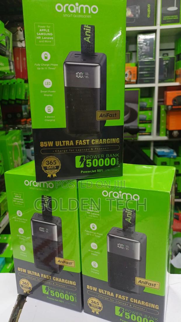 Oraimo Powerjet 501 Opb-750sq 50,000mah 85w Power Bank
