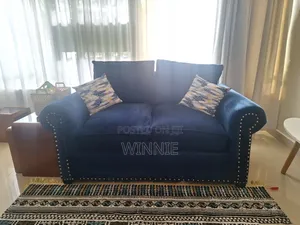 3+2+1 Navy Blue Sofa for Sale