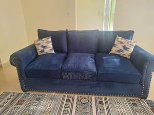 3+2+1 Navy Blue Sofa for Sale