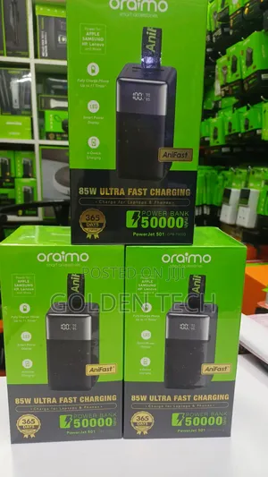 Oraimo Powerjet 501 Opb-750sq 50,000mah 85w Fast Charging Power Bank