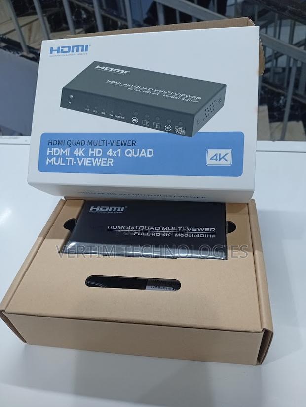Hdmi 4x1 Quad Multi-Viewer Full Hd New