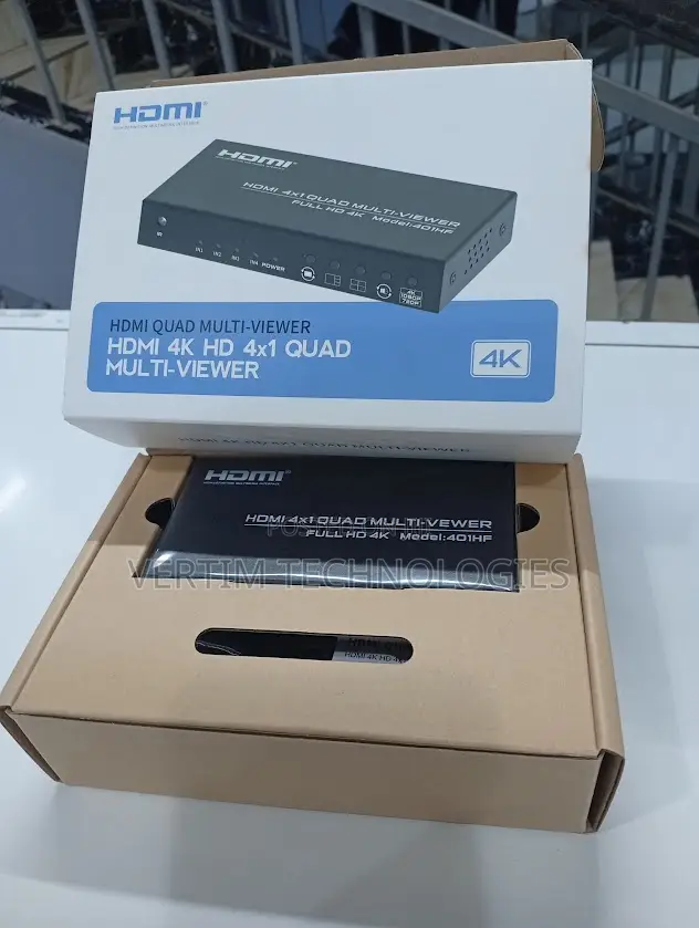 Hdmi 4x1 Quad Multi-Viewer Full Hd New